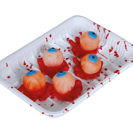 Halloween Dienblad Ogen 18cm - Partywinkel - 8434077190340
