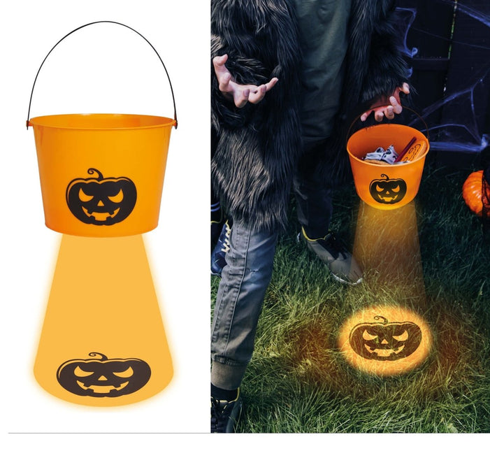 Halloween Emmer Met Licht 15cm - Partywinkel - 8434077269572