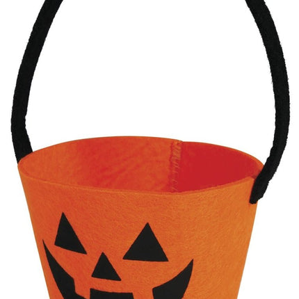 Halloween Emmer Pompoen 13cm - Partywinkel - 8434077249819