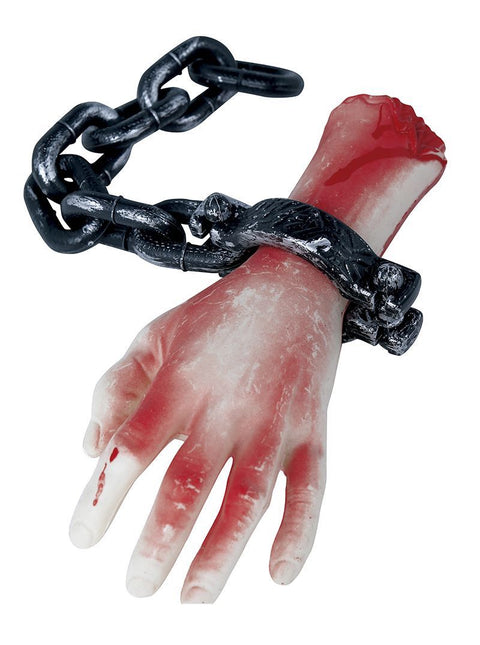 Halloween Geketende Hand 40cm van Fiestas Guirca koop je bij Partywinkel