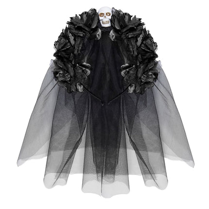 Halloween Haarband Met Sluier van Widmann koop je bij Partywinkel