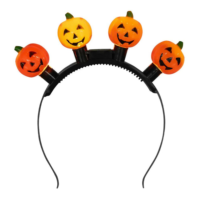 Halloween Haarband Pompoen Led van Boland koop je bij Partywinkel