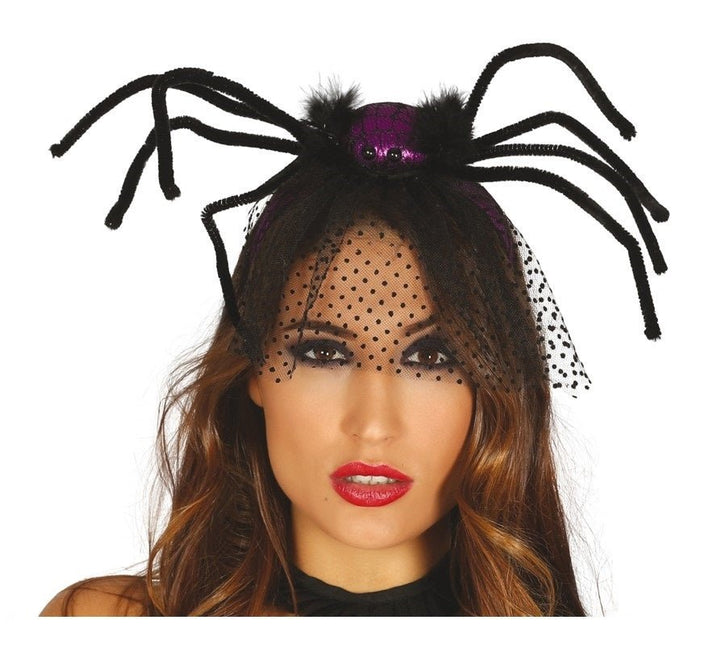 Halloween Haarband Spin Paars van Fiestas Guirca koop je bij Partywinkel