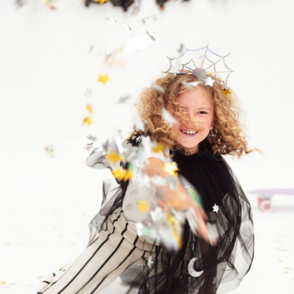 Halloween Haarband Spinnenweb 21cm van Partydeco koop je bij Partywinkel