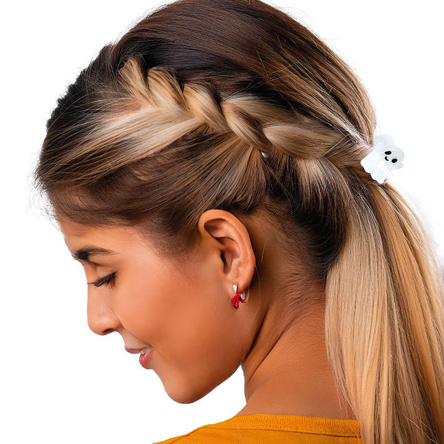 Halloween Haarclip Pompoen En Spook 5st van Fiestas Guirca koop je bij Partywinkel