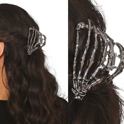 Halloween Haarclip Skelet 8,5cm van Fiestas Guirca koop je bij Partywinkel