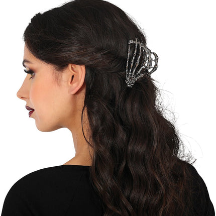 Halloween Haarclip Skelet 8,5cm van Fiestas Guirca koop je bij Partywinkel