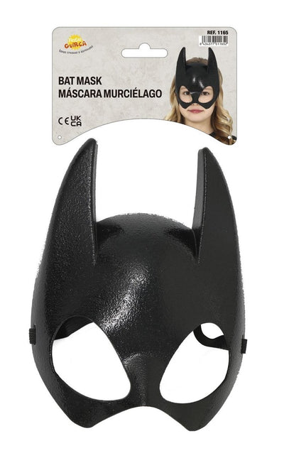 Halloween Half Vleermuis Masker Kind van Fiestas Guirca koop je bij Partywinkel