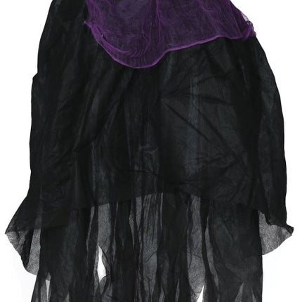 Halloween Hangdecoratie Heks Met Licht En Geluid 1,2m - Partywinkel - 8434077248980