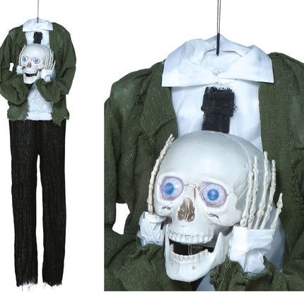 Halloween Hangdecoratie Skelet 1,45m - Partywinkel - 8434077248959