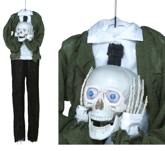 Halloween Hangdecoratie Skelet 1,45m - Partywinkel - 8434077248959