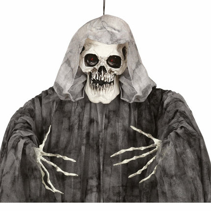 Halloween Hangdecoratie Skelet Met Licht 1,7m van Fiestas Guirca koop je bij Partywinkel