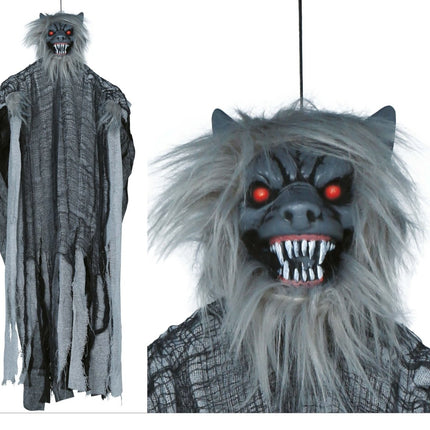 Halloween Hangdecoratie Weerwolf 1,2m - Partywinkel - 8434077249031