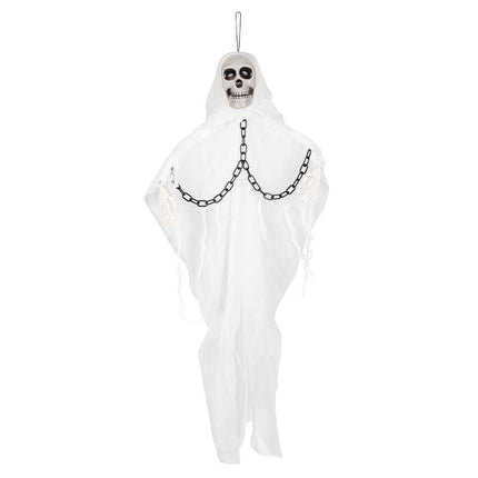 Halloween Hangdecoratie Wit Spook 60cm van Boland koop je bij Partywinkel