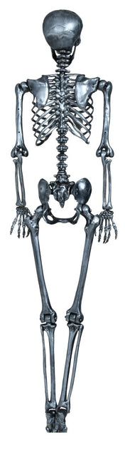 Halloween Hangdecoratie Zilver Skelet 90cm - Partywinkel - 8434077269640