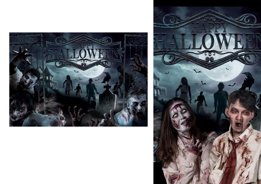 Halloween Hangdecoratie Zombies 1,5m - Partywinkel - 8434077268728