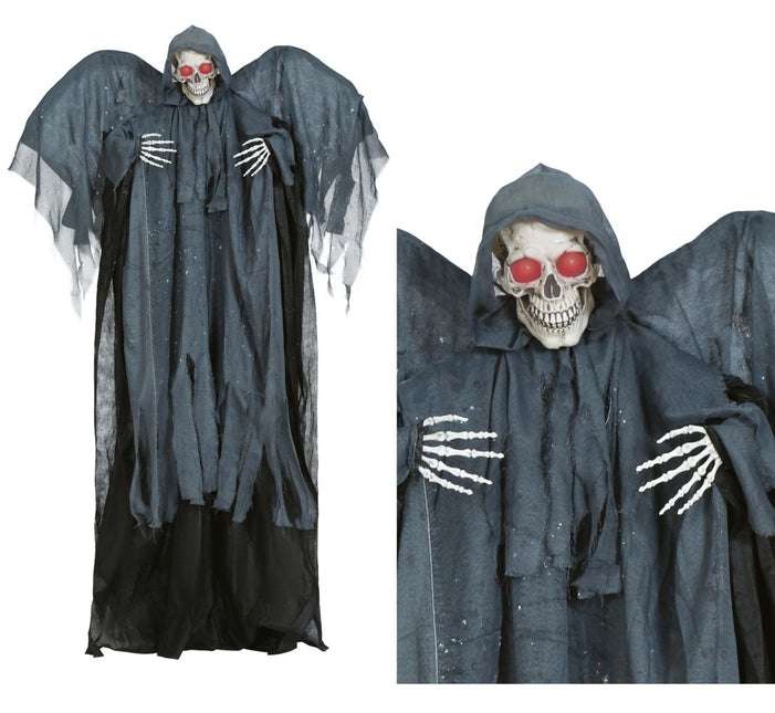Halloween Hangdecoratie Zwart Engel - Partywinkel - 8434077248522