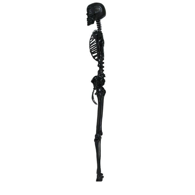 Halloween Hangdecoratie Zwart Skelet 1,6m - Partywinkel - 8434077249383