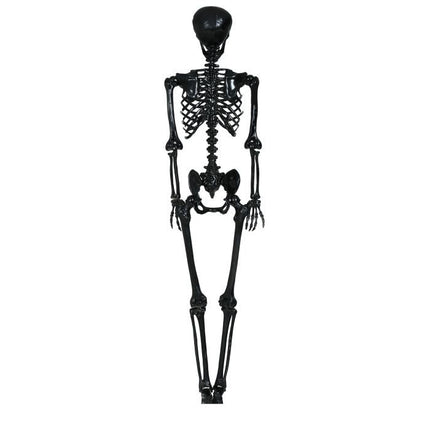 Halloween Hangdecoratie Zwart Skelet 1,6m - Partywinkel - 8434077249383