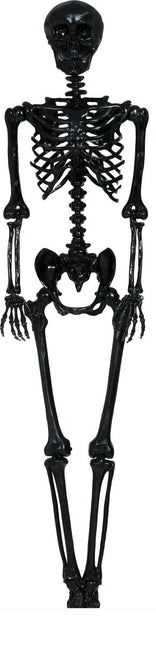 Halloween Hangdecoratie Zwart Skelet 90cm - Partywinkel - 8434077269626