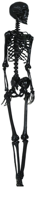 Halloween Hangdecoratie Zwart Skelet 90cm - Partywinkel - 8434077269626