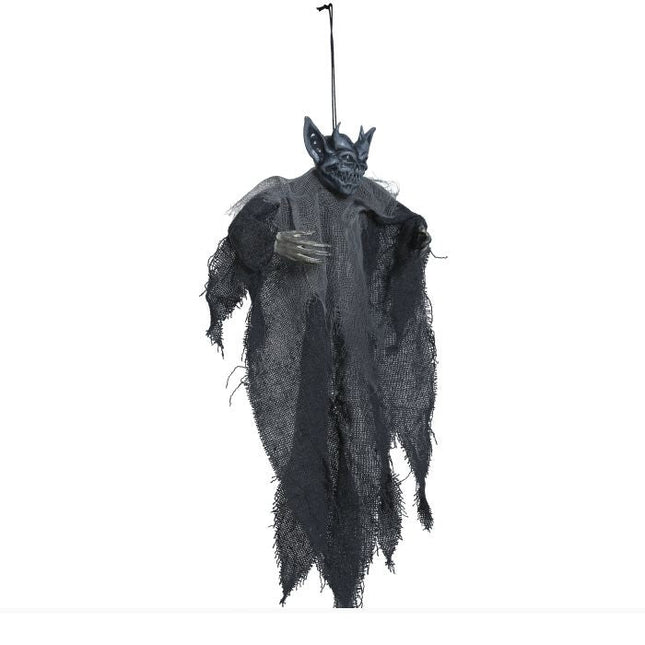 Halloween Hangdecoratie Zwart Vampier 40cm - Partywinkel - 8434077248829