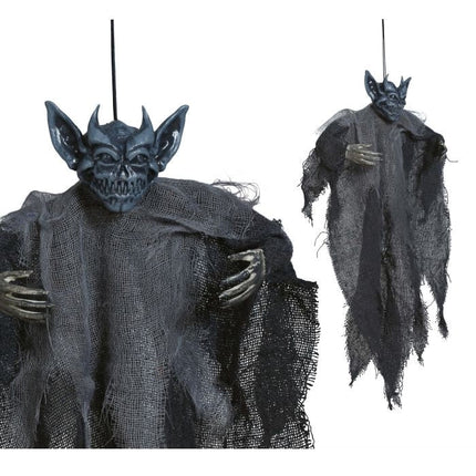 Halloween Hangdecoratie Zwart Vampier 40cm - Partywinkel - 8434077248829