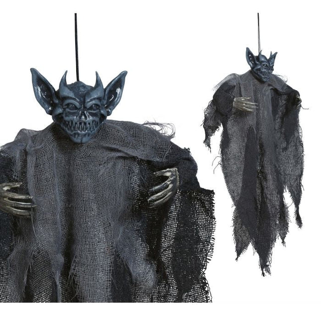 Halloween Hangdecoratie Zwart Vampier 40cm - Partywinkel - 8434077248829