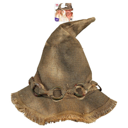 Halloween Heksenhoed Bruin van Widmann koop je bij Partywinkel