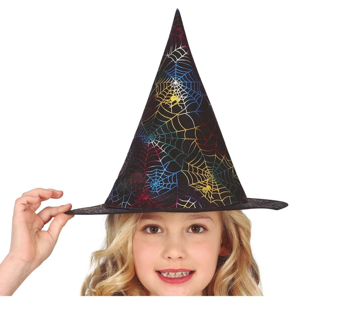 Halloween Heksenhoed Spinnen Kind van Fiestas Guirca koop je bij Partywinkel