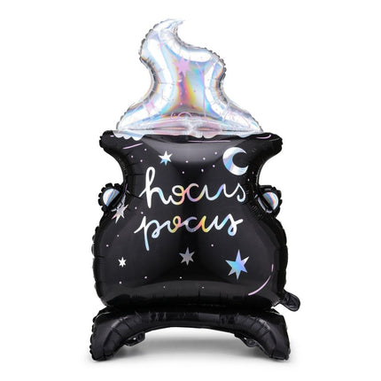 Halloween Helium Ballon Ketel Leeg 1,9m van Partydeco koop je bij Partywinkel