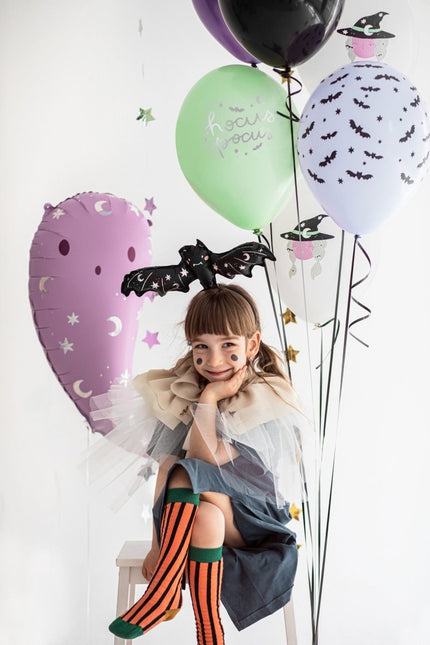 Halloween Helium Ballon Vleermuis Leeg 40cm van Partydeco koop je bij Partywinkel