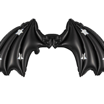 Halloween Helium Ballon Zwart Vleermuis Leeg 85cm - Partywinkel - 5904555043343