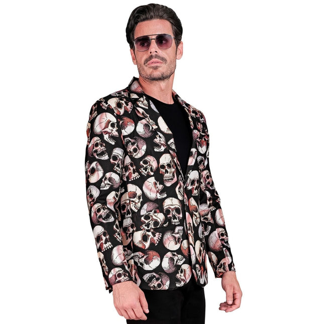 Halloween Jas Heren Schedel van Widmann koop je bij Partywinkel