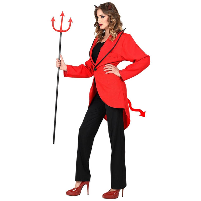 Halloween Jas Rood Duivel van Widmann koop je bij Partywinkel