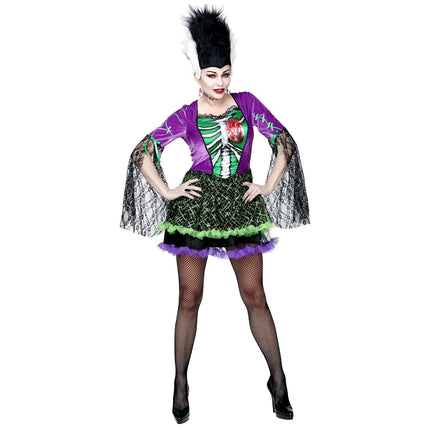 Halloween Jurk Dames Monster Bruid van Widmann koop je bij Partywinkel