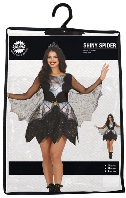Halloween Jurk Dames Spinnenwebben En Spin van Fiestas Guirca koop je bij Partywinkel