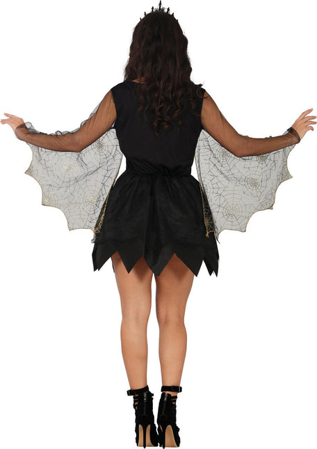 Halloween Jurk Dames Spinnenwebben En Spin van Fiestas Guirca koop je bij Partywinkel