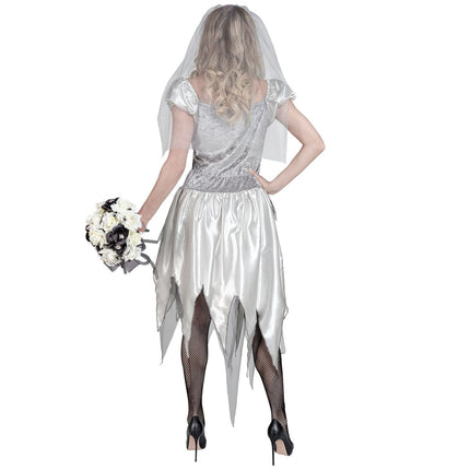 Halloween Jurk Dames Spook Bruid van Widmann koop je bij Partywinkel