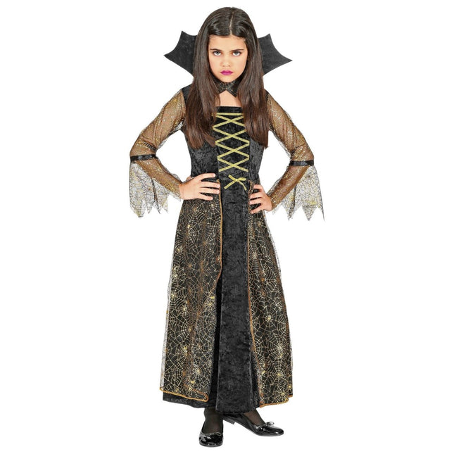 Halloween Jurk Meisje Spiderella van Widmann koop je bij Partywinkel