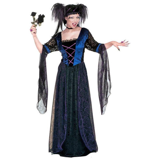 Halloween Jurk Zwart Gothic van Widmann koop je bij Partywinkel