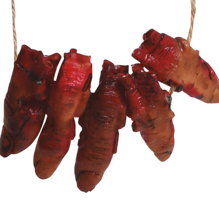 Halloween Ketting Bloederige Vingers van Fiestas Guirca koop je bij Partywinkel
