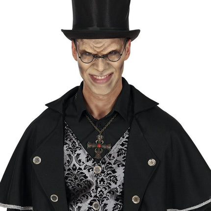 Halloween Ketting Kruis 6cm - Partywinkel - 8434077249451