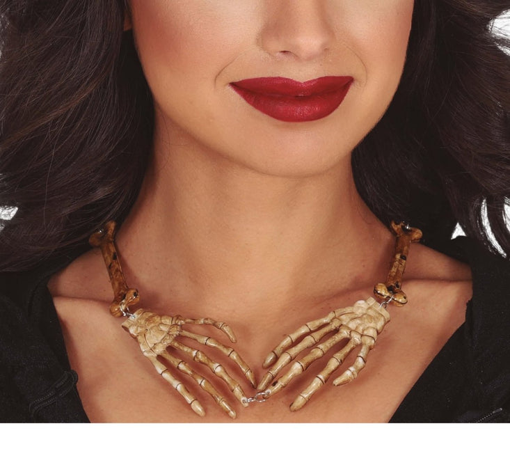 Halloween Ketting Skelet Armen van Fiestas Guirca koop je bij Partywinkel