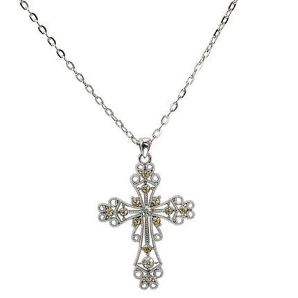 Halloween Ketting Zilver Kruis van Widmann koop je bij Partywinkel