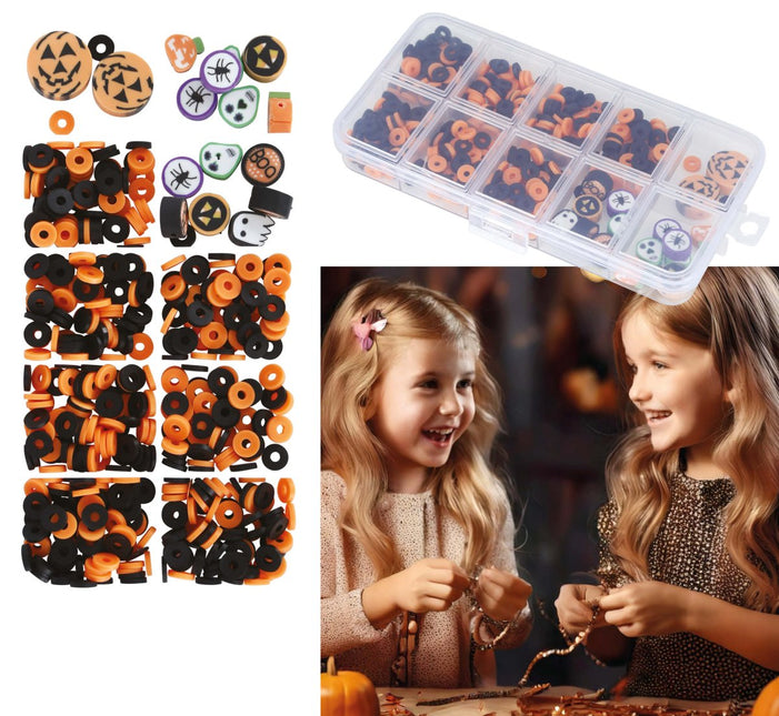 Halloween Knutselpakket Armbanden Maken Kralen van Fiestas Guirca koop je bij Partywinkel