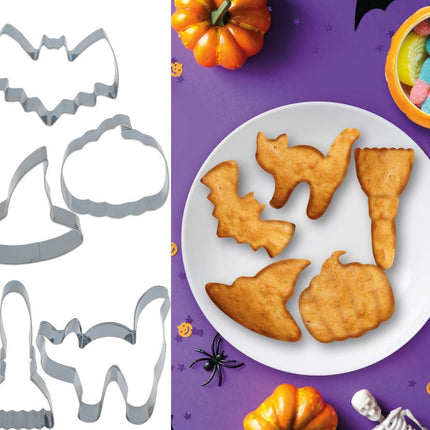 Halloween Koekvormpjes 5st - Partywinkel - 8434077190470