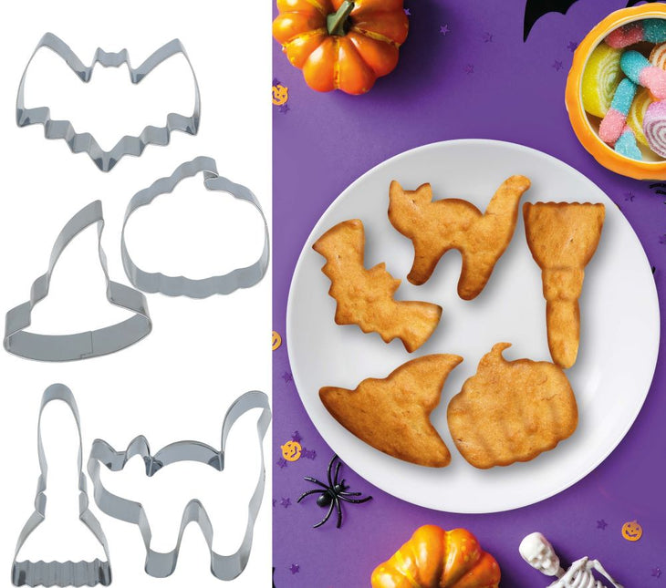 Halloween Koekvormpjes 5st - Partywinkel - 8434077190470