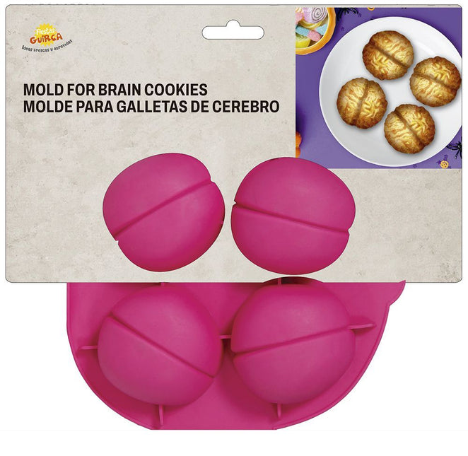 Halloween Koekvormpjes Hersenen 21cm - Partywinkel - 8434077190432