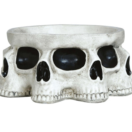 Halloween Kom Schedels 16cm - Partywinkel - 8434077249659